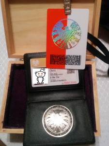 Shield Badge and Lanyard