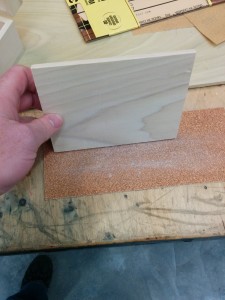 Sanding sanding sanding