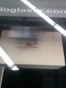 Laser Engraving the box